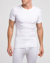 Termal T-shirt met korte mouwen, warmte en kwaliteit, om koude winters te trotseren, 100% katoen.